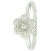 Playstation PS Anello fede sarda donna in argento filigrana fiore tondo a nido d'ape (14)