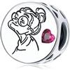 LES FOLIES DI PAOLA GRIECO Charm Nonna Ti voglio bene Amore Nipote Cuore in argento 925 - Les Folies per Pandora