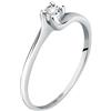 Bluespirit Anello Donna in Oro bianco 375, Diamanti, Collezione Petite Etoile - P.77X5030004