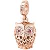Rosato Charm Donna In Argento Con Simbolo Gufo | Collezione Storie - RZ002