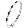 Brosway Anello Donna in Argento e Mystery Black | Collezione Fancy - FMB128C