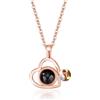 Easycosy Collana Personalizzata con Foto, Collana con Foto Proiettata, Collane Donna Personalizzate, Ciondolo a Cuore Personalizzato per Mamma Amica, Lei, Idee Regalo 2026