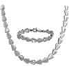 SilberDream SDS457W - Parure di gioielli da donna in argento Sterling