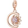 Rosato Charm Donna In Argento Con Simbolo Luna | Collezione Storie - RZ252