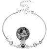 Eiennoai Bracciali con foto personalizzati Bracciali con proiezione di cuori personalizzati Bracciali con foto in argento 925 per donne Regali di Natale Anniversario Memorial