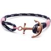 Tom Hope - TM0140 Bracciale in Oro Rosa, Ancora - XS