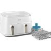 Philips Airfryer Serie 3000 da 9.0L con doppio cestello + accessorio Friggitrice ad aria NA353/14