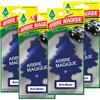 Arbre Magique Mono, Profumatore Auto, Fragranza Auto Nuova, Profumazione Classica ed Elegante, Durata fino a 7 Settimane, Made in Italy, Confezione da 4 Pezzi