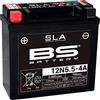 BS Battery 300841 - Batteria AGM SLA per moto, 12N5.5-4A, colore: Nero