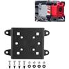 AJHJET Piastra Supporto Portabottiglie Per Moto, Serbatoi Per Benzina E Olio, Piastra Di Supporto Per Tanica Di Carburante, Valigie Per BMW R1200GS LC ADV R1250GS Portapacchi Moto(Style1 Black)