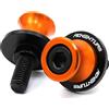 ZESIDIMO 2pcs M10 Nottolini Cavalletto Moto Accessori per 390 790 890 990 1050 1090 1190 1290 Adventure accessori moto Forcellone Posteriore Cavalletto Appoggi Per 690 SMC 690 SMC-R (Arancione)