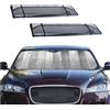 YASTA 2 Pezzi Parasole Auto Pieghevole Per Parabrezza con Ventose per Camper Protezione Cruscotto 140x70cm Vari colori Tenda parasole Auto Schermo Parasole Riflettente calore Anti raggi UV