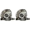 in.pro. in.pro Coppia fari anteriori FIAT 500 07- ANGEL EYES chrome DAYLINE daylight LED luci diurne