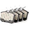 metelligroup 22-0100-1 Pastiglie Freno Anteriori E Posteriori, Made in Italy, Pezzo di Ricambio per Auto/Automobile, Kit da 4 Pezzi, Certificate ECE R90, Prive di Rame