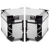 BLACK DOVES GRAPHICS Rifrangenti Adesivi compatibili con GIVI Monokey Trekker Outback Bauletto Alluminio TOP CASE 42 58 ltr (Nero)