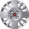 Rixto KIT 4 COPRICERCHI ADATTABILI - PER FIAT FIORINO 2008 - DIAMETRO 14 - NON ORIGINALI