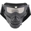 Keenso Maschera Maschera, Maschera Unisex Staccabile per Esterno Maschera per Casco Maschera Maschera da Sci Sport Moto Racing Occhiali Protezione degli Occhi(Grigio)