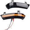 CWDQYNLG Retrovisore indicatori direzione Indicatore di direzione dinamico per specchietto retrovisore a LED per Passat B6 per Golf 5 per Jetta MK5