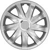 NRM Copricerchi Drift Argento 15 Pollici Set da 4 Pezzi
