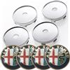 VS 4 Tappi Coprimozzo da 60mm Compatibili con ALFA ROMEO Solo Per CERCHI Compatibili con 4 Adesivi da 56,5mm versione oro