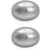 Viro | Coppia di Lucchetti Van Lock per Furgone, 2 Pezzi, Chiavi Uguali, Antiscasso, INOX, Chiusura a Spinta.
