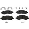 FERODO Kit pastiglie freni Anteriore con segnalatore acustico usura con accessori FDB1621 Compatibilità con CITROËN C4 AIRCROSS, MITSUBISHI ASX GAW, JEEP COMPASS MK49, DODGE Caliber Hatchback