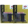 SBS Pastiglie Freno Anteriore DX-SX per Honda CBR RR Pc40a 07/08 809dc Racing Dual Carbon