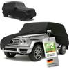 WALSER Premium Telo Copriauto da Interno Stretch Plus - Elasticizzato e Antipolvere, Morbido per Uso Interno, Copertura Protettiva per SUV/Van, Misura 10, Nero