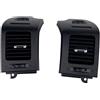 SUAGFW Bocchette aria auto Per Mitsubishi Per Pajero Per Montero V87 V93 V95 V97 V98 2007-2022 2 pezzi Bocchette aria condizionata cruscotto Kit griglia sinistra e destra(Nero)
