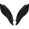 UYJHFPLND parabrezza Moto Parabrezza Ala Laterale Batwing Regolabile Carenatura Deflettore D'aria Per Ha&rley Touring Electra Street Tri Glide CVO 14-22
