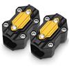 NPNGLCKCVF Blocco Decorativo Paraurti Di Protezione Motore Per Moto Per Guzzi V85TT V9 Per Roamer Per Bobber V85 TT V7 Per Stone Per Special(2 golden)