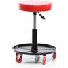 XPOtool Sgabello per Officina con rotelle e Altezza Regolabile, Sedile Girevole a 360°, Sgabello Mobile da Meccanico