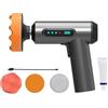 Kavolet Lucidatrice per Auto, Kit Lucidatore Tampone Senza Fili, Ricarica USB, con Disco Lucidante Sostituibile, per Ceratura Vernice Auto, Lucidatura, Vetro, Lucidatura, Pavimenti,