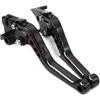 JMOLXURI Per Ducati Per Monster Per ST2 M 400 600 620 750 919 796 696 M600 ST2 CNC Maniglia In Alluminio Accessori Moto Leve Freno Frizione Leve Del Freno Della Frizione(Black-D)