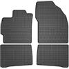 FROGUM El Toro Set di tappetini in gomma per Toyota Prius III 2009-2015 | Materiale resistente | Bordo protettivo di 1-5, cm