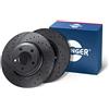 ROTINGER Rotori disco freno (asse posteriore, Set di 2 pezzi) Con rivestimento anticorrosione, RT 12021-GL T5