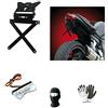 MOTO SPORT MONDO COMPATIBILE CON DUCATI MULTISTRADA 620 KIT PORTATARGA+FANALE POSTERIORE PER MOTO SUPPORTO PER TARGA UNIVERSALE+FANALINO DI CODA A LED 12V 3 FUNZIONI: LUCE POSIZIONE,STOP,TARGA