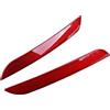 GSRECY Paraurti Posteriore Paraurti Posteriore Rosso Lente Riflettore Compatibile con BMW F30 F31 F32 F33 3 4 Series Non M Sport
