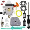 HGNMPGVVTZ Carburatore Per Stihl FS90R FS90 FS110R FS130R FS100 KM130R KM90R FS100RX KM110R HT100 HT101 Trimmer Weed Eater C1Q-S174 Carb Kit Carburatore(1 Set)