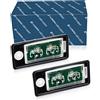 D-Lumina Kit Luci Targa Led,Compatibile Con Audi Q7 A4 A3 A8 A6 S6,12V 10W Canbus No Errore,Impermeabile IP67, Dimensione 70X32mm