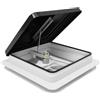 Cutycaty Vision Vent, lucernario per lucernario, 42 x 42 cm, per roulotte, roulotte, lucernario, silenzioso, per roulotte, camper