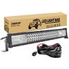RIGIDON barra led fuoristrada 22 55 cm 270W con 12V cablaggio kit 6000K | barra luce led, per auto camion SUV UTE ATV trattore barca 4x4 veicoli offroad, impermeabile, faretti fendinebbia, bianco