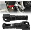 WARFEL Per CFMOTO 675 SR-R SS SR NK Pedali Poggiapiedi Anteriori Per CF-MOTO 675SR-R 675SS 675NK 500SR Pedane Per Motociclista Poggiapiedi(Nero)