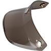Dickly Visiera parasole per casco, 3 bottoni a pressione, retrò, visiera parasole per caschi con 3 pulsanti, sostituisce i mezzi caschi, Caffè