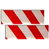 TREEMME Pannello adesivo antiurto bianco rosso protezione auto box macchina garage