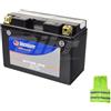 CLICK & GO COMPATIBILE CON YAMAHA YP R X-MAX ABS (SH072/SH124/SH121) 400 per anno 2014 al 2017 BATTERIA YT9B-BS TECNIUM BT9B-BS PRONTA E CARICA PER L'UTILIZZO BATTERIE 8 AMPERE 12 VOLT 150X68X105MM