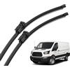 Generic Spazzole Tergicristallo Anteriori LHD Per Ford Transit L2H2 2014-2019, Parabrezza, Finestrino, Auto, Pioggia, 30+20