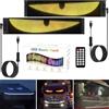 Kosinso Occhi LED per camion e auto, Devil Eyes, grande display flessibile programmabile, per auto, fai da te, LED dinamici, luce per occhi colorata (2pcs 92 x 374mm)