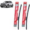OP Spazzole tergicristallo anteriori per Volkswagen T-Cross 2018+, 2 pezzi, Lunghezza 1: 609mm, Lunghezza 2: 457mm