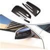 DIYUCAR 2 pezzi di copertura per specchietto retrovisore in carbonio ABS per Benz A CLA GLA GLK classe W117 W176 2014-2017
